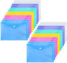 Enveloppe à Bouton en Plastique 24*17