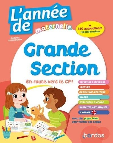 L'année de Grande Section  - Avec 140 autocollants repositionnables