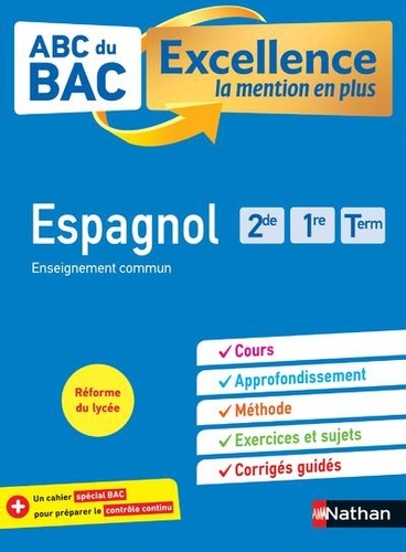 Espagnol 2de, 1re, Tle