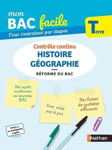 Histoire Géographie Tle  - Contrôle continu