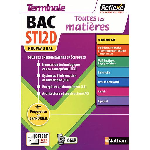 Toutes les matières Terminale STI2D