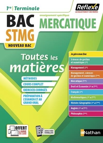 Toutes les matières 1re Tle BAC STMG enseignement spécifique Mercatique