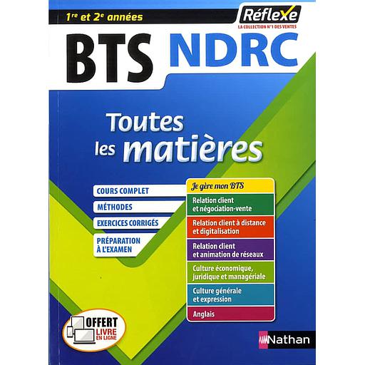 BTS NDRC 1re et 2e années  - Toutes les matières