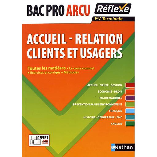 Accueil - relation clients et usagers Bac Pro ARCU  - Toutes les matières