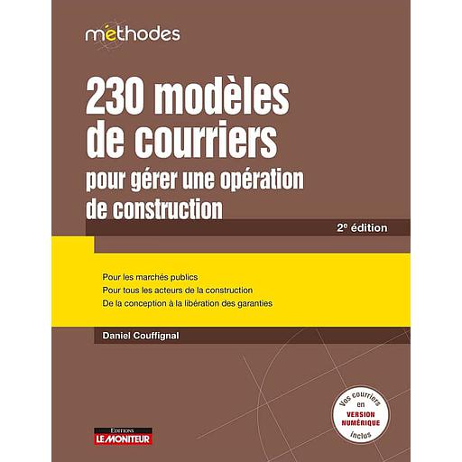 CAMPUS 230 modèles pour gérer une opération de construction