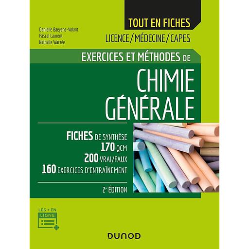 Exercices et méthode de chimie générale (Campus)
