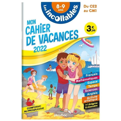 Mon cahier de vacances Les incollables du CE2 au CM1 8-9 ans
