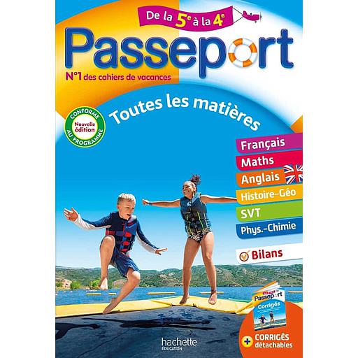 Passeport Toutes les matières de la 5e à la 4e
