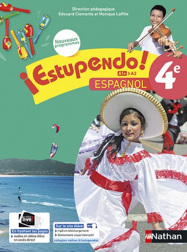 Espagnol 4e A1+-A2 Estupendo!  - Livre de l'élève