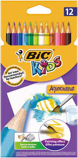 Crayon Couleur AQUACOULEUR De 12 Gm