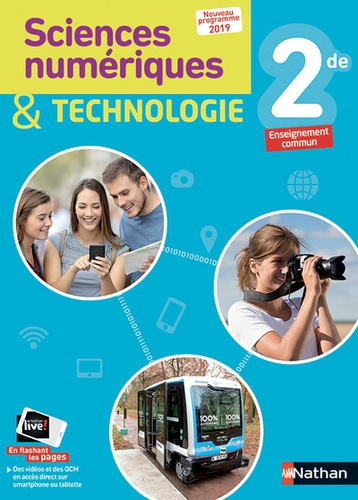 Sciences numériques et technologie 2de  - Livre de l'élève