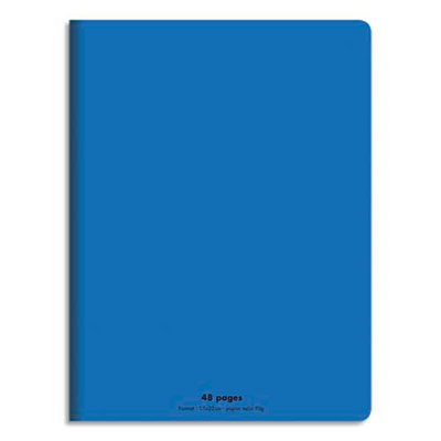 Cahier Pique Polypro 48P 17*22 90G Réf EZ17045