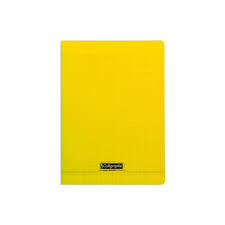 Cahier Pique Polypro Jaune 140P 21*29.7  90G Réf 18254