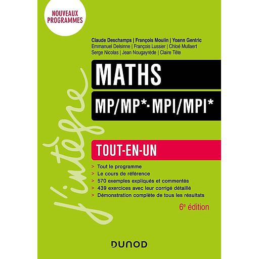 Maths MP-MP* MPI-MPI*  - Tout-en-un - CAMPUS