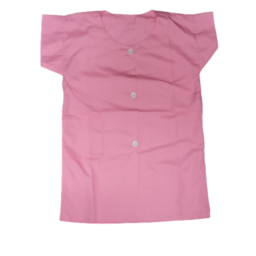 Tablier En Tissu Rose 4-10 Ans