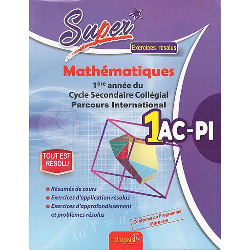 Super  Mathématiques 1AC exercice résolus