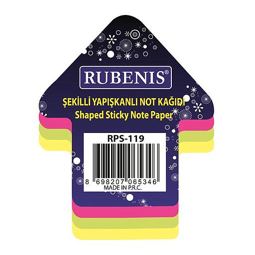 Post-it 7x7 4 Couleur Motif Rubenis
