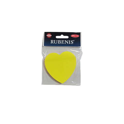 Post-it 7x7 4 Couleur Motif Rubenis
