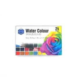 Peinture Aquarelle Palette 24 Couleur keep smiling