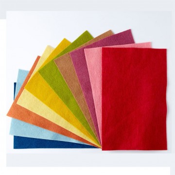 Papier Feutrine 10 Couleurs