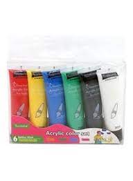 Paquet de 6 Tube Acrylique 30ML Keepsmiling Kids Réf 7356A