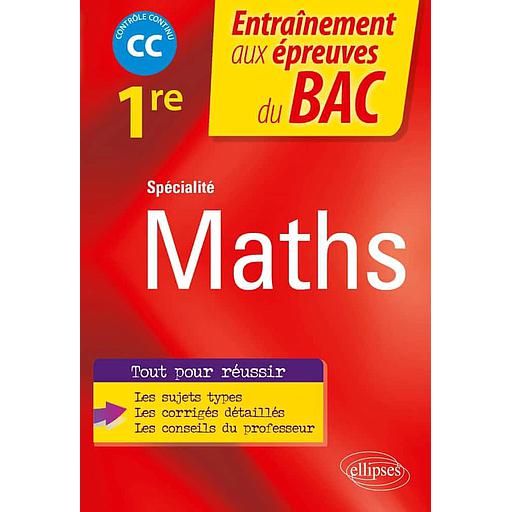 Spécialité Maths 1re  - Contrôle continu