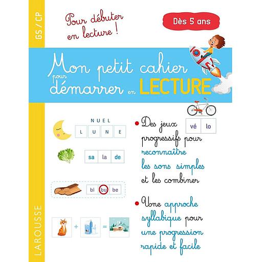 Mon petit cahier pour démarrer en lecture  - GS/CP