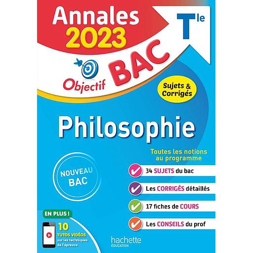 Philosophie Tle  - Sujets & corrigés