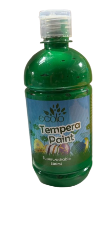 Bouteille de Peinture Gouache Ecolo 500ml Vert