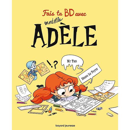 Fais ta BD avec Mortelle Adèle  - Avec un gaufrier et des pochoirs
