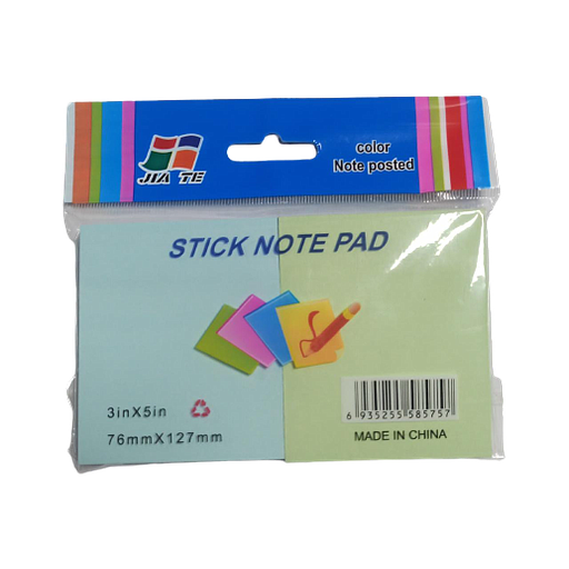 Post- it 64x76mm Couleur