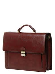 Cartable Semi Cuir Marron Réf 9904