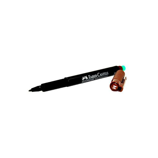 Marqueur permanent Faber Castell Marron M