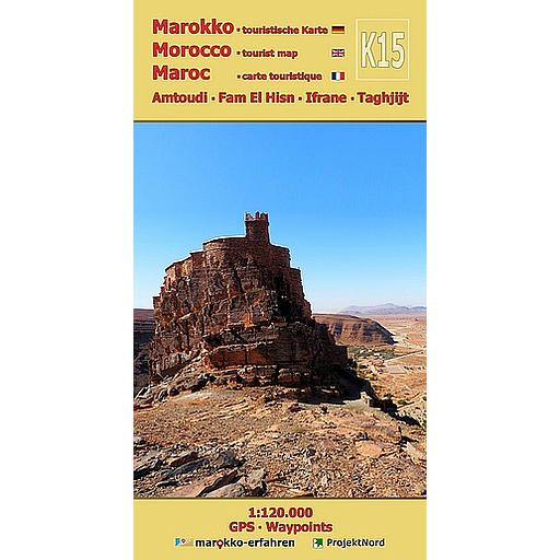 Carte Touristique K15 Amtoudi - Fam Em Hisn - Ifrane - Taghjijt