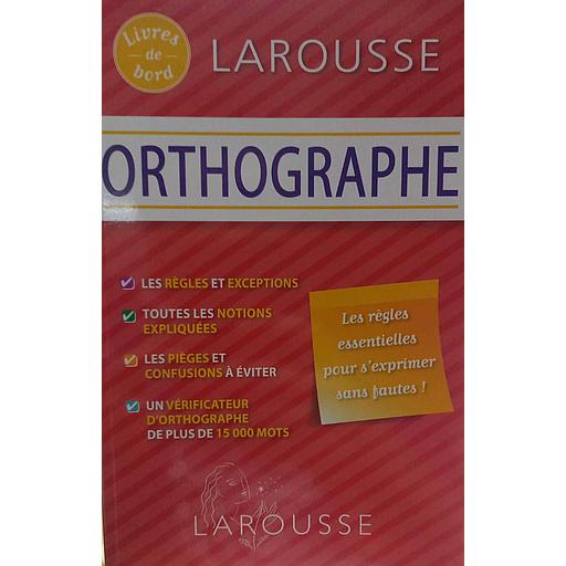 Livre de bord - Orthographe