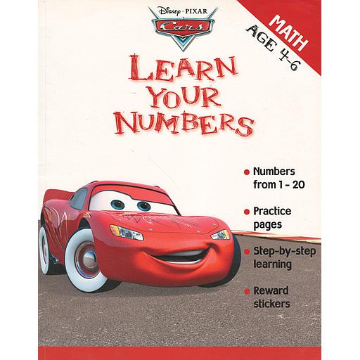 Disney Pixar Cars Learn Your Numbers