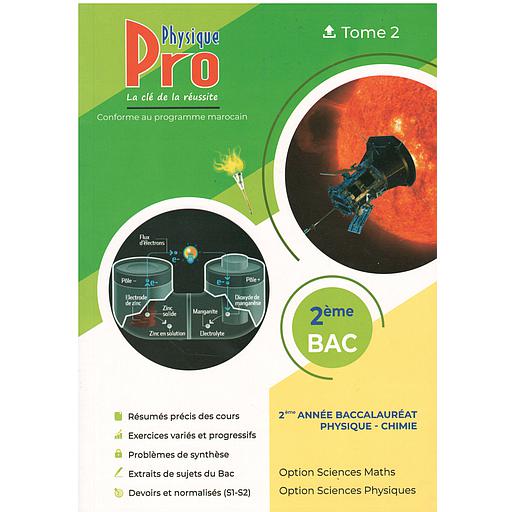 Pro Physique 2éme Bac Tome 2