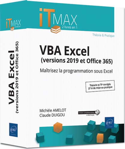 VBA Excel (versions 2019 et office 365)  - Maîrisez la programmation sous Excel
