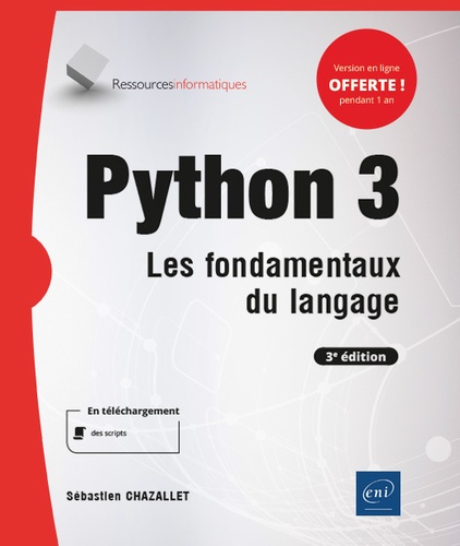 Python 3  - Les fondamentaux du langage