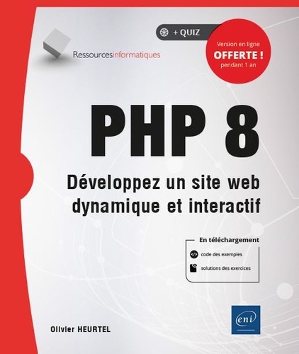 PHP 8  - Développez un site web dynamique et interactif