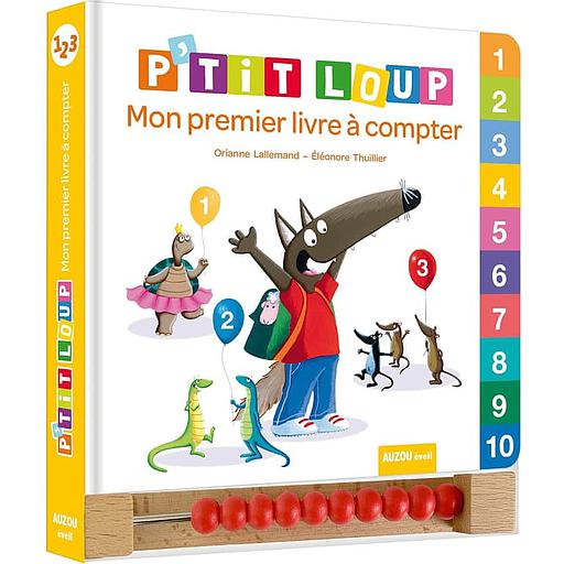 P'tit Loup - Mon premier livre à compter - Avec un boulier