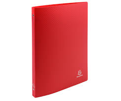 Porte Vues 100V Polypro Rouge Réf 8555E