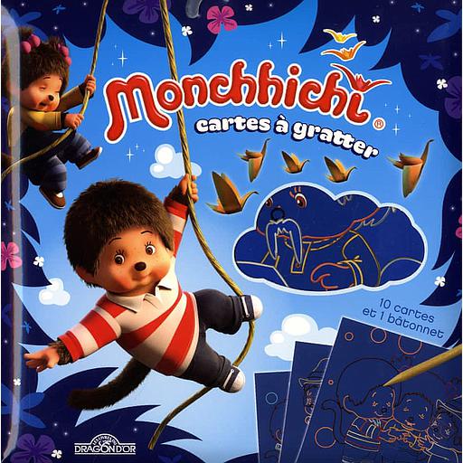 Cartes à gratter Monchhichi  - 10 cartes et 1 bâtonnet