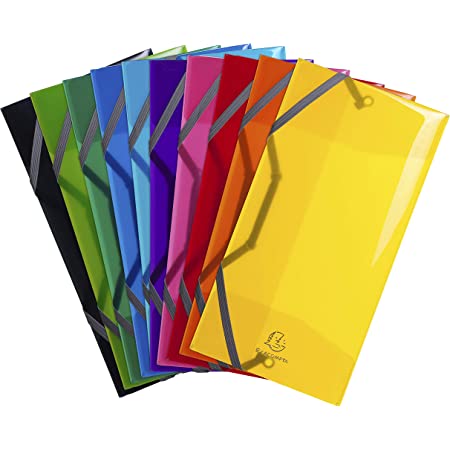 Chemise a élastique 3 Rabat Carte Lustrée Gaufrée Pelliculée 1928 23.5x12Cm Réf 55240E