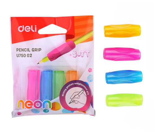 Pochette de 4 Grips pour Crayon Deli EU75002