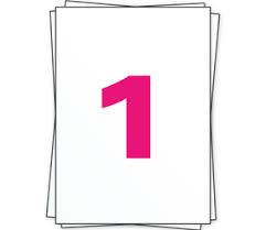 Paquet de 100 Etiquette A4 XO-036 210*296MM