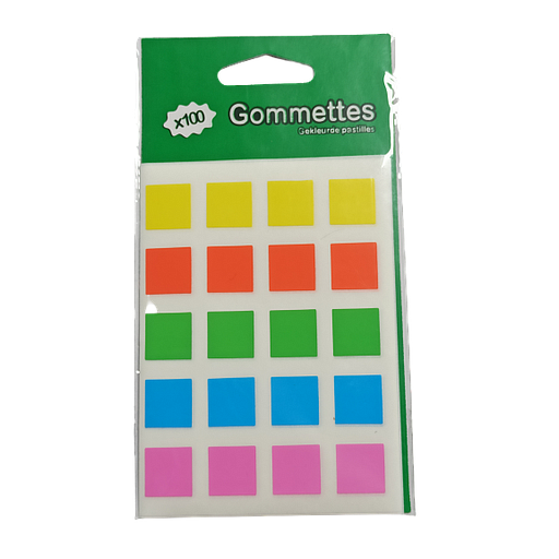 Gommette Pastille Carre 388-3