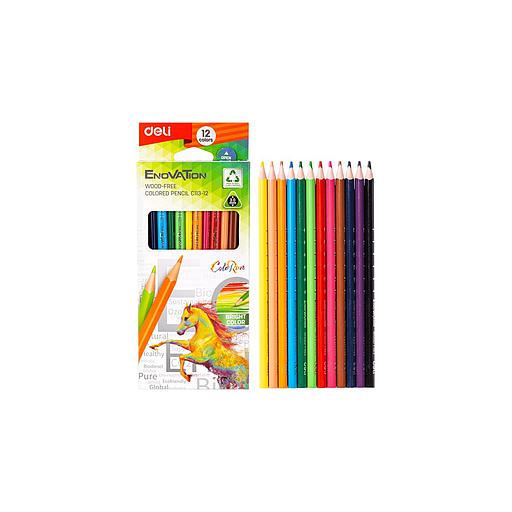 Crayon Couleur de 12 GM Deli Réf C113-12
