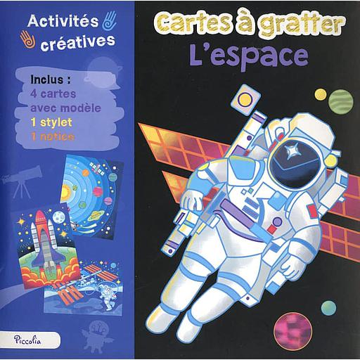 Cartes à gratter l'espace