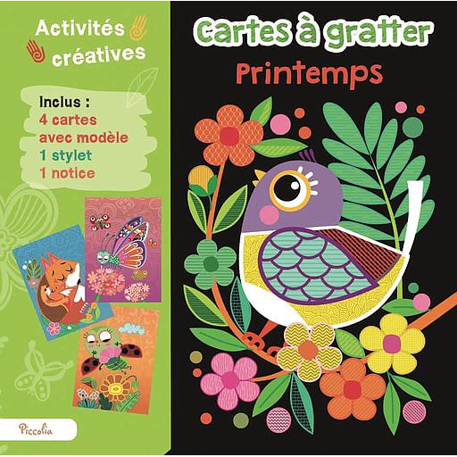 Le printemps - Cartes à gratter